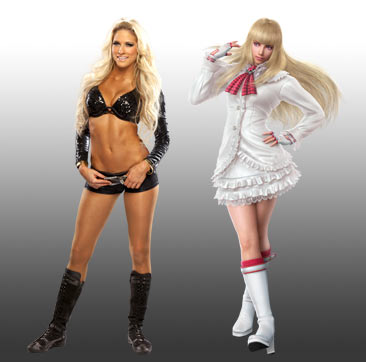  WWE Tekken (Теккен) Фэнтези Pairings: Kelly Kelly