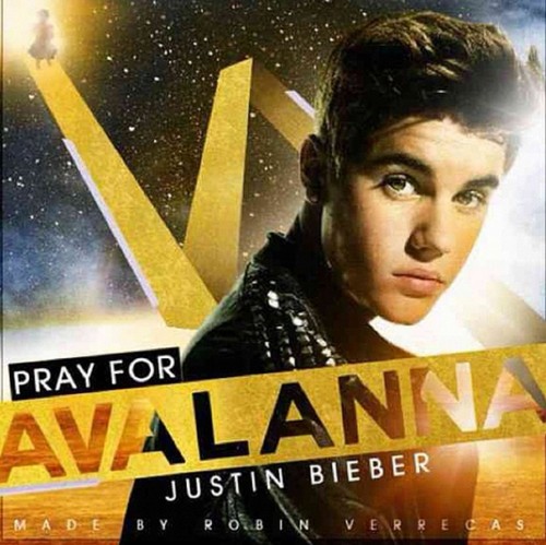  justin bieber,Pray for avalanna, 2012