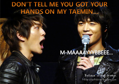  minho, 你 shouldnt touch others property