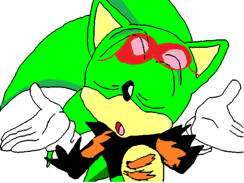 scourge the hedgehog drawing
