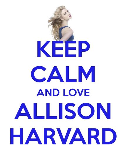  ♥ Allison Harvard