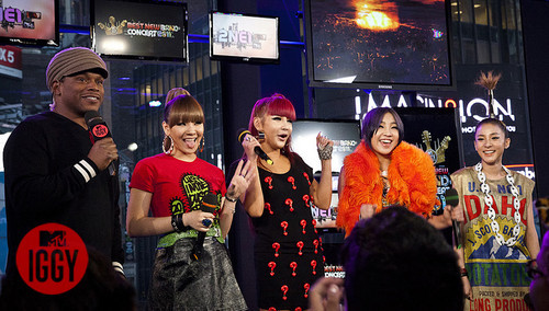  2NE1 at MTV Iggy 2012