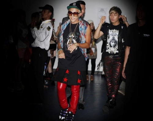  Big Bang backstage at Tokyo Girls Collection in Shanghai