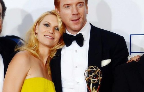 Damien Lewis & Claire Danes Winners at the Emmy Awards 2012