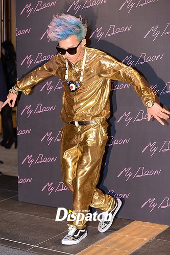  G-Dragon dresses in all or for Ambush launch party in Gangnam