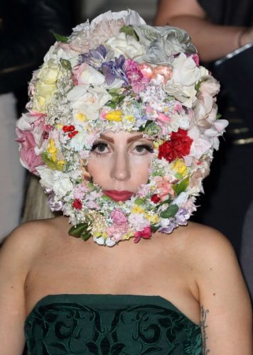 Gaga at the Phillip Tracey Show in London