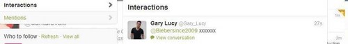 Gary Lucy tweeted me :D