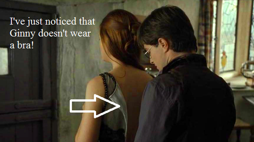  Ginny doesn't wear a bra