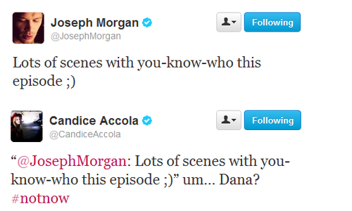  Joseph & Candice's FIRST EVER OFFICIAL TWITTER INTERATION, OMG anda GUYS.