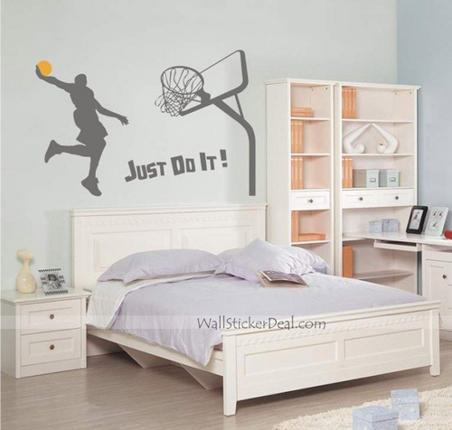 Just Do It Dunk Basketball Wall Stickers