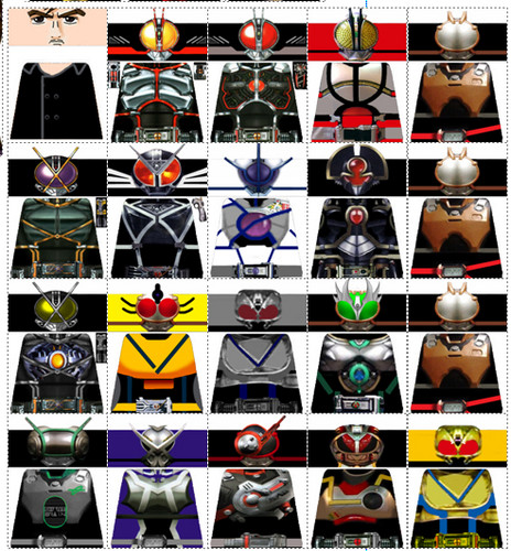  Kamen Rider Faiz Suits!