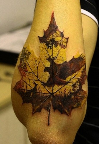  Leaf Tattoo