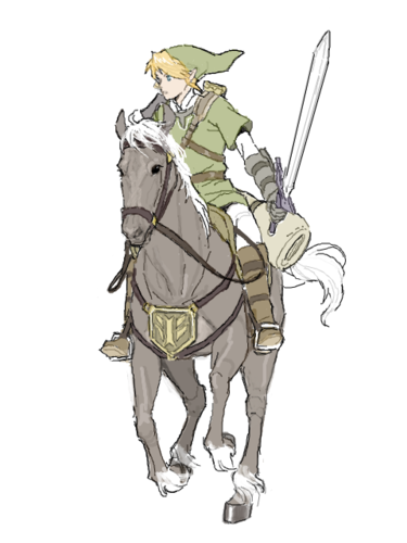 Link Riding Epona