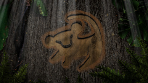  Lion King: Simba symbol epic background