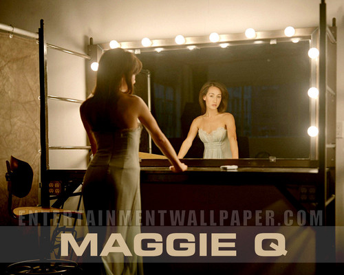  Maggie Q kertas dinding