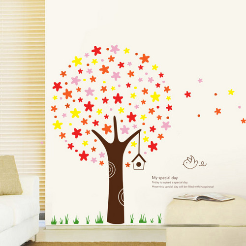  My Special jour étoile, star arbre mur Sticker