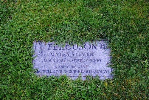  Myles Ferguson (January 3, 1981 – September 29, 2000)