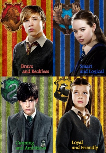  Narnia siblings sorted on Harry Potter houses