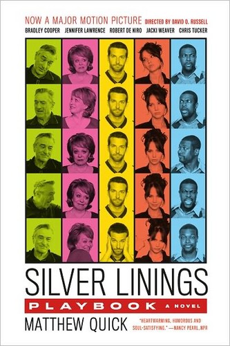  Official book cover for "The Silver Linings Playbook" - Movie version.