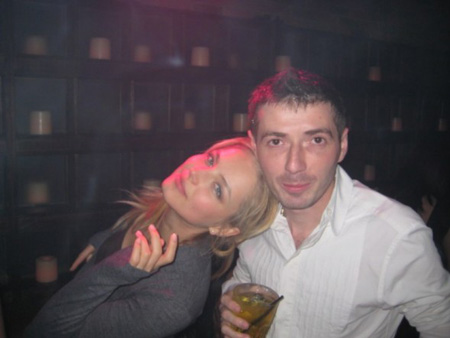  Ruslana Korshunova with her boyfriend Mark Kaminsky