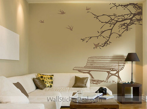 Spring Coming Birds Fly Back Wall Sticker