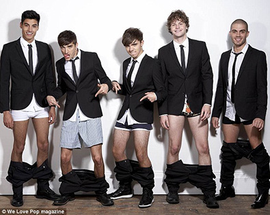  The Wanted Who has the best legs :)