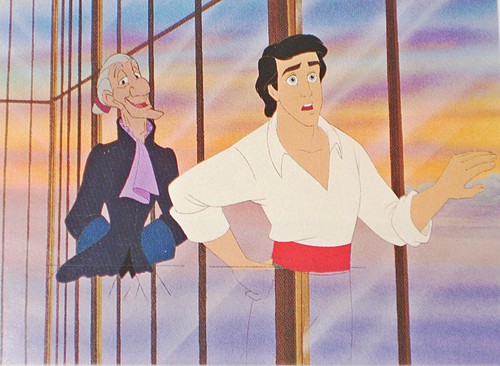  Walt Disney Production Cels - Sir Grimsby & Prince Eric