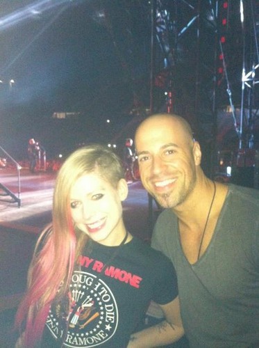  With Chris Daughtry watching ニッケルバック great crowd in Munich!