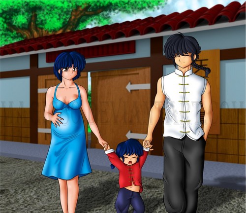  ranma and akane: having a family together