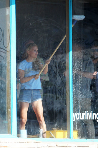  Filming with azevinho, holly Hunter in Austin, TX For An Untitled Terrence Malick Project(October 4th 2012)