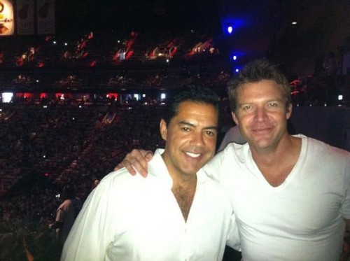  @MattPassmore11 and @ItsCarlosGomez taking in a little Florida culture at the Heat game!
