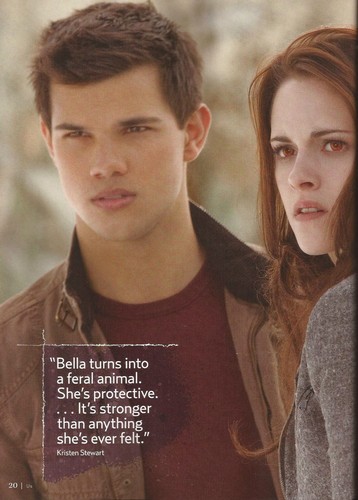  "US Weekly" scans featuring new stills from Breaking Dawn Part 2.