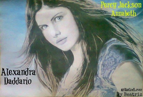  Alexandra Daddario Drawing - Annabeth Percy Jackson
