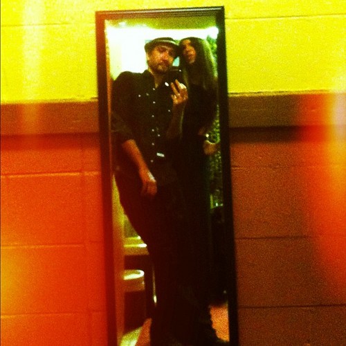  Christina and johnny in a mirror