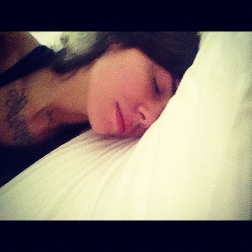  Christina waking up