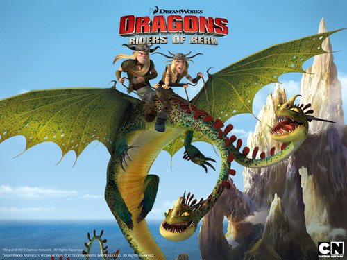  Dragons: Riders of Berk karatasi za kupamba ukuta