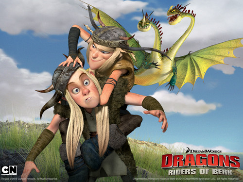 Dragons: Riders of Berk Обои