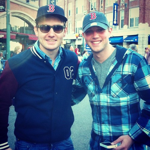  Emmet & Colm at the Red Sox game