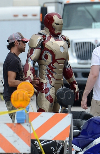  Iron man 3 on set