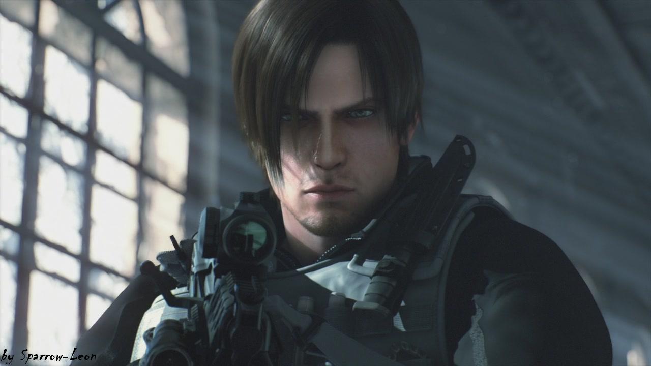 guy tries to copy leon kennedy's (resident evil) haircut