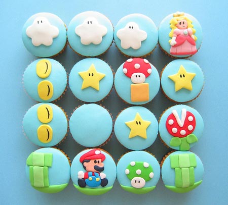  Mario cupcakes