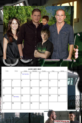  Prison Break - calendar 2013