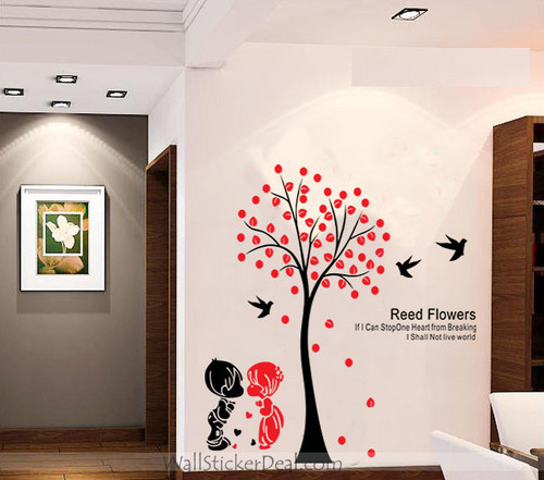Reed Flower If I Can Stop One Heart From Breaking I Shall Not Live World Wall Stickers