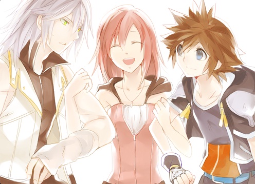 Sora, Riku and Kairi