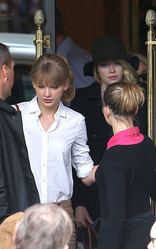 Taylor Swift At Carette cafe in Paris, France 02102012