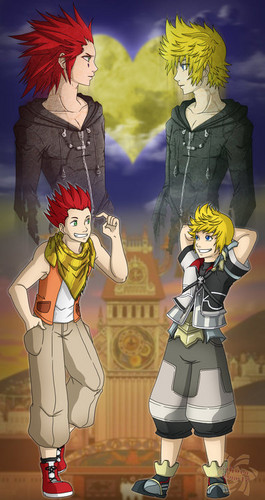  Ven and Lea/ Roxas and Axel