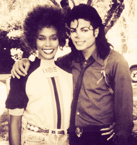  Whitney Houston and Michael Jackson ♥♥