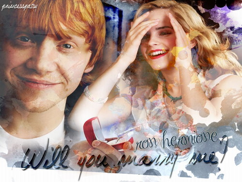  Hermione and Ron 