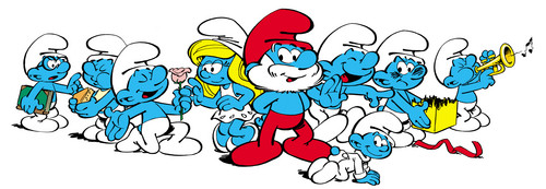  Aries Twins favorit - Cartoons: The Smurfs