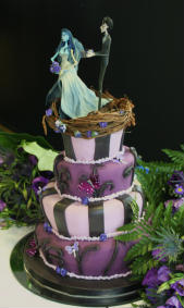  Corpse Bride Wedding cake